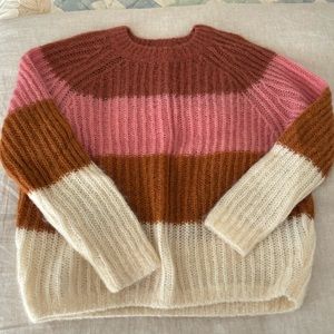 & Other Stories Striped wool/ mohair sweater